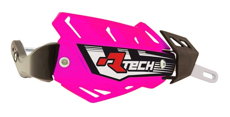 RACETECH FLX Handguards Pink with Aluminum Insert