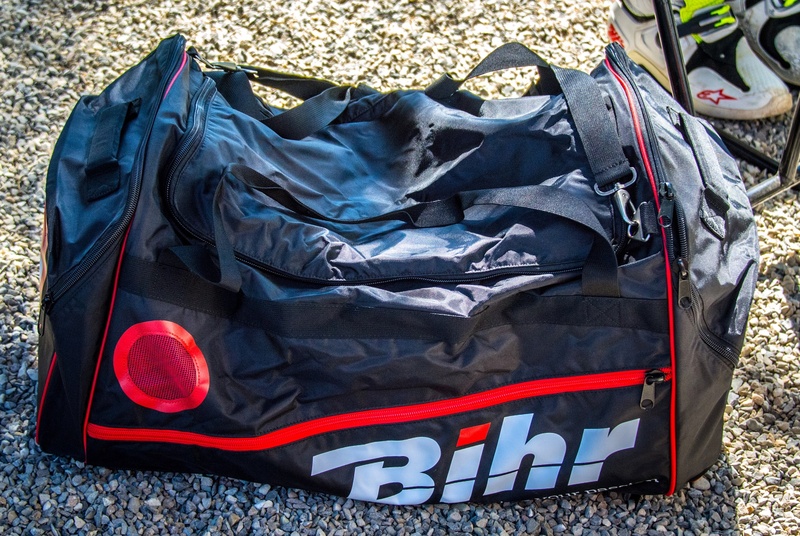 BIHR Travel Bag high capacity 128L 80x40x40cm - Black Red, black