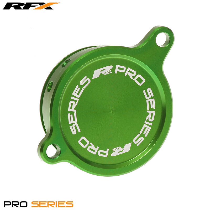 RFX 机油滤清器盖专业版（绿色） - 川崎KXF450