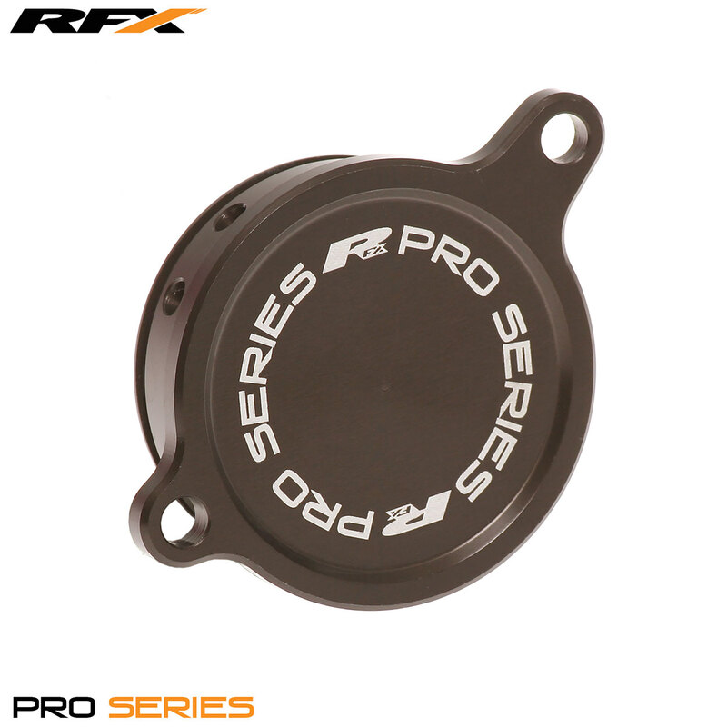 RFX Pro Oil Filter Cover (Hard Anodised) - Kawasaki KXF450