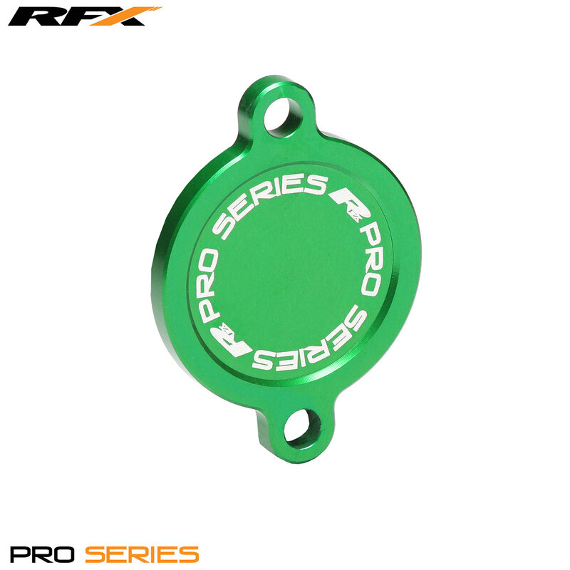 RFX Pro Oil Filter Cover (Green) - Kawasaki KXF450