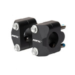 RFX Race Handlebar Adaptor Kit 22.2mm>28.6mm (Black) Universal Conversion to Oversize Bars