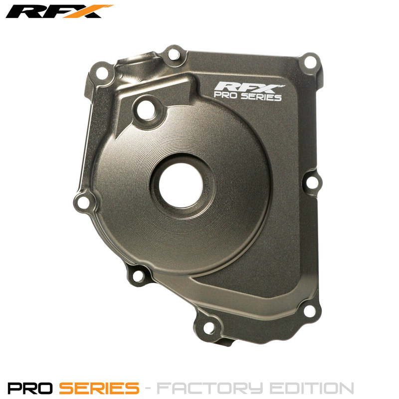 Rfx Unisex Light/Dark/Grey Pro Ignition Cover (Hard Anodised) - Suzuki Rmz450