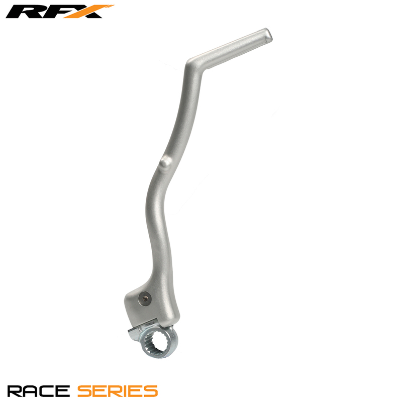 Rfx Unisex Silver Race Series Kickstart Lever (Silver) - Honda Cr250
