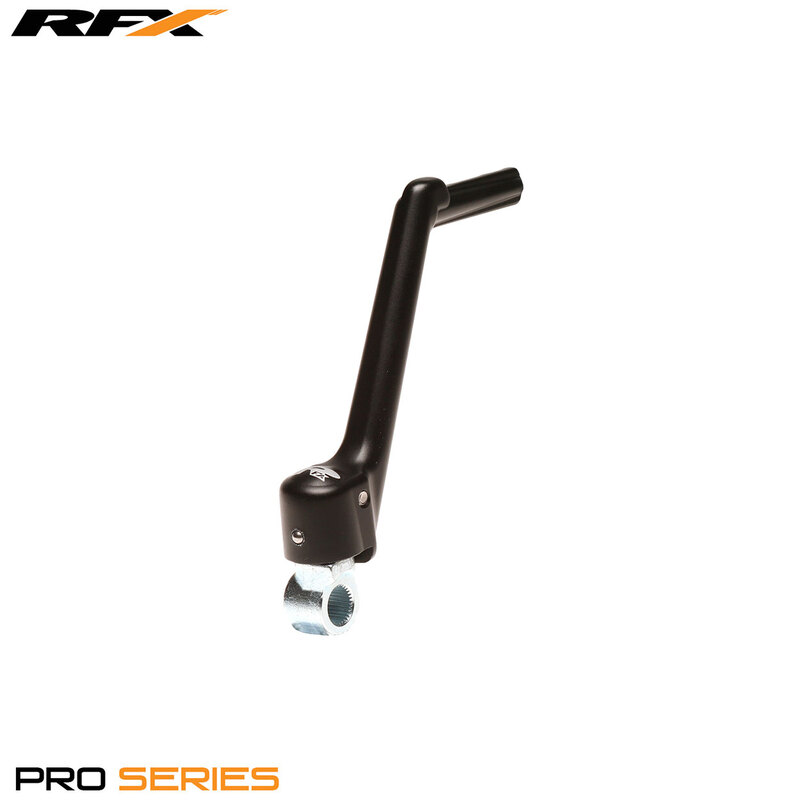RFX Pro Series Kickstart Lever (Hard Anodised - Black) - Yamaha YZ125, black