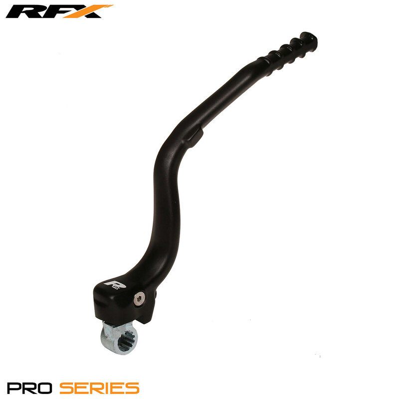 RFX Pro Series Kickstart Lever (Hard Anodised - Black) - Suzuki RMZ450, black