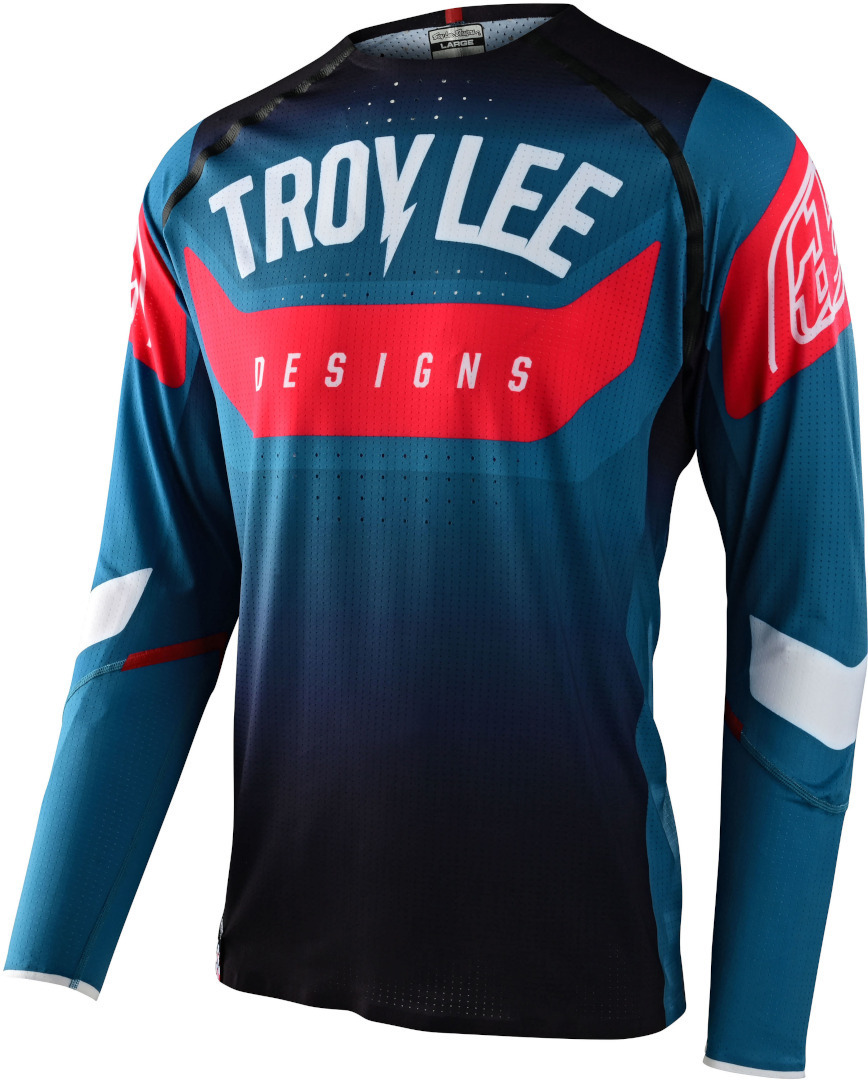 Troy Lee Designs Sprint Ultra Arc Cykeltröja, svart-blå, storlek L