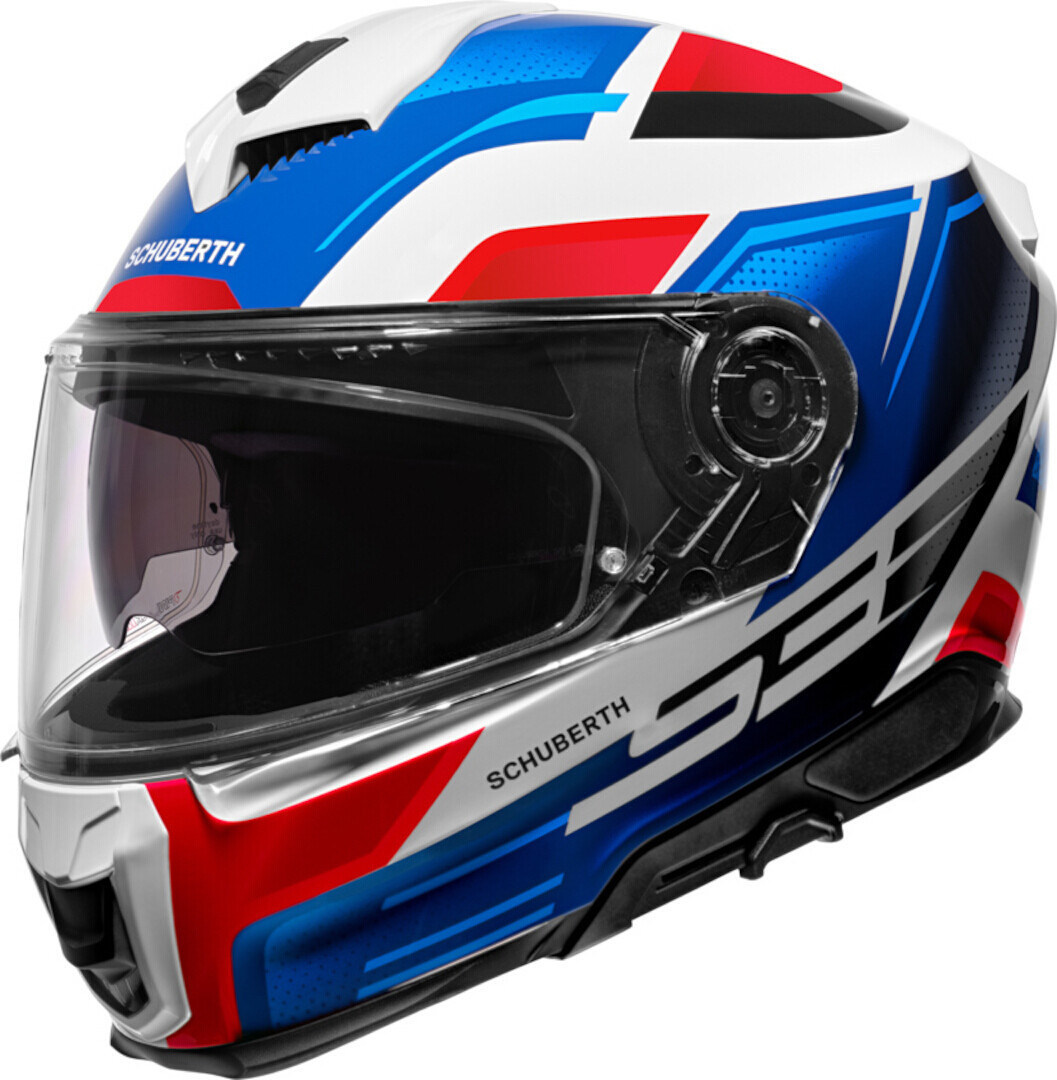 Schuberth S3 Storm Helm, wit-rood-blauw, afmeting S