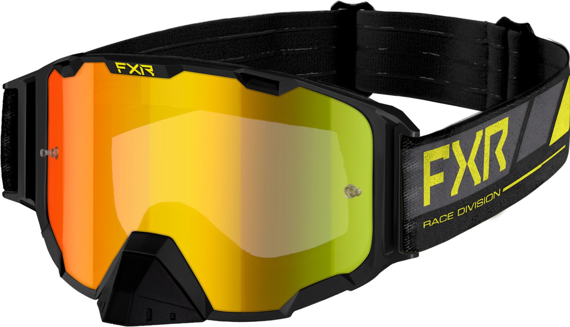 FXR Maverick 2023 Motocross Goggles, black-yellow, black-yellow, Size One Size