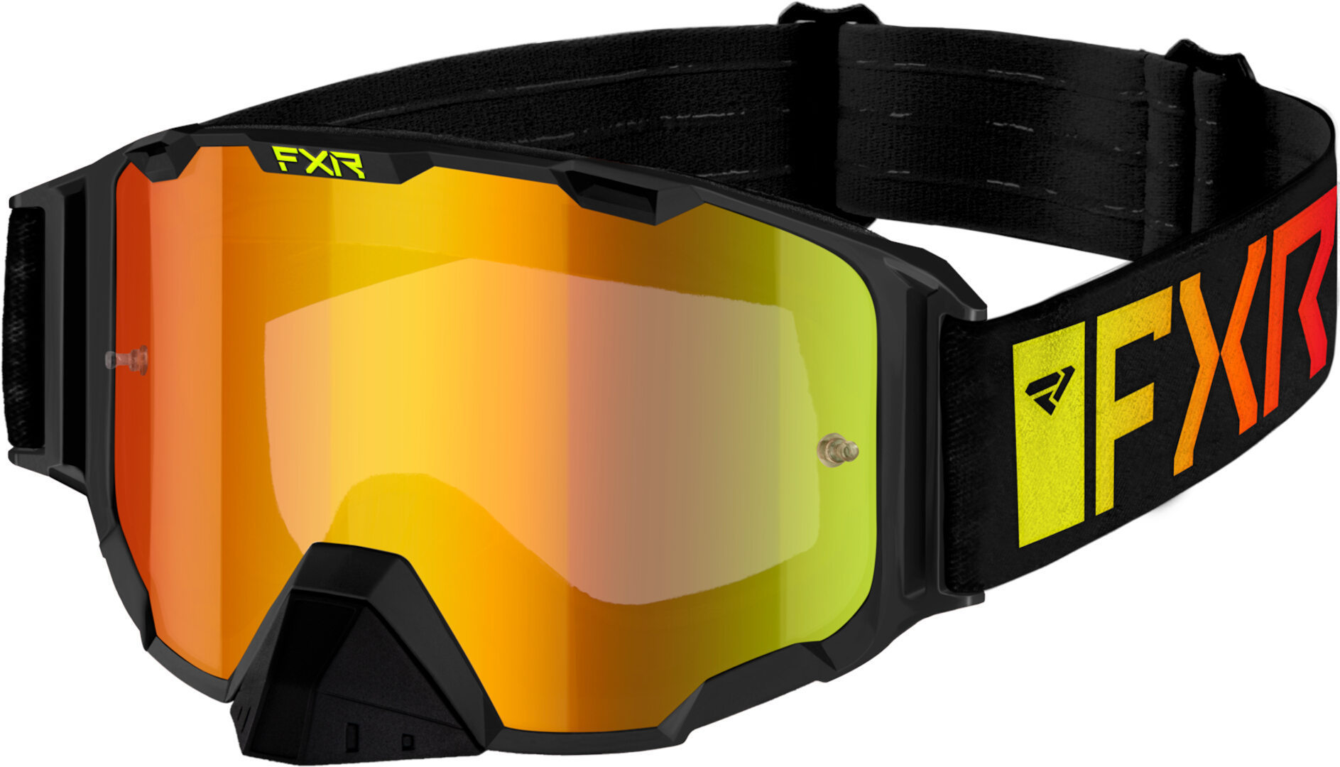 FXR Maverick 2023 Motocross Goggles, black-orange, black-orange, Size One Size