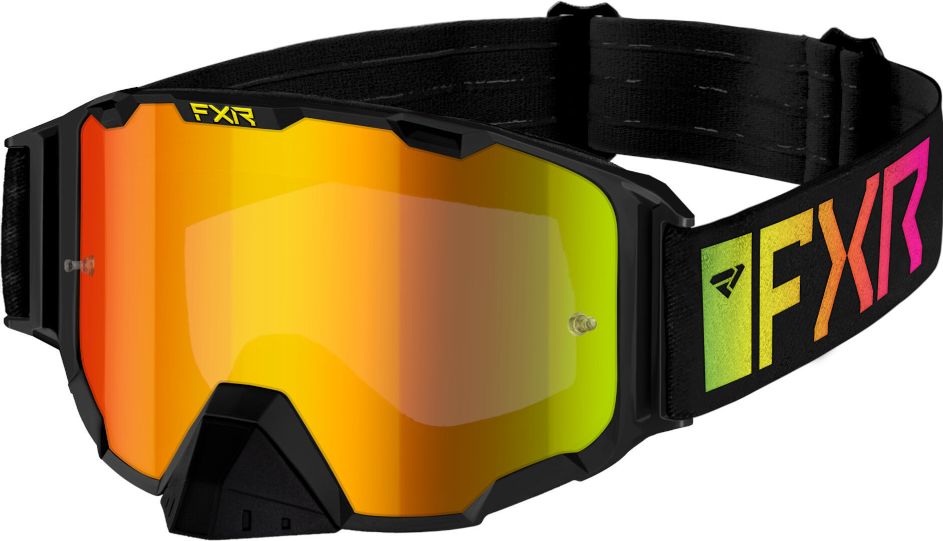 FXR Maverick 2023 Motocross Goggles, black-pink, black-pink, Size One Size