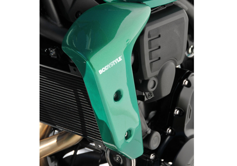 BODYSTYLE Kühlerseitenverkleidung ABS Kunststoff schwarz/rot