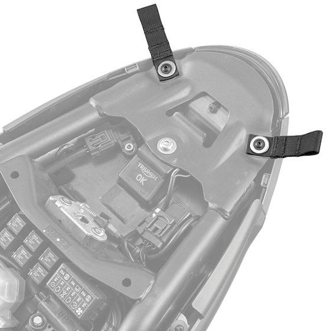 Kriega US-Drypack Triumph Trident 660 Mounting Kit, black, black, Size One Size