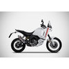 ZARD Silenciador de acero inoxidable Ducati DesertX 22-