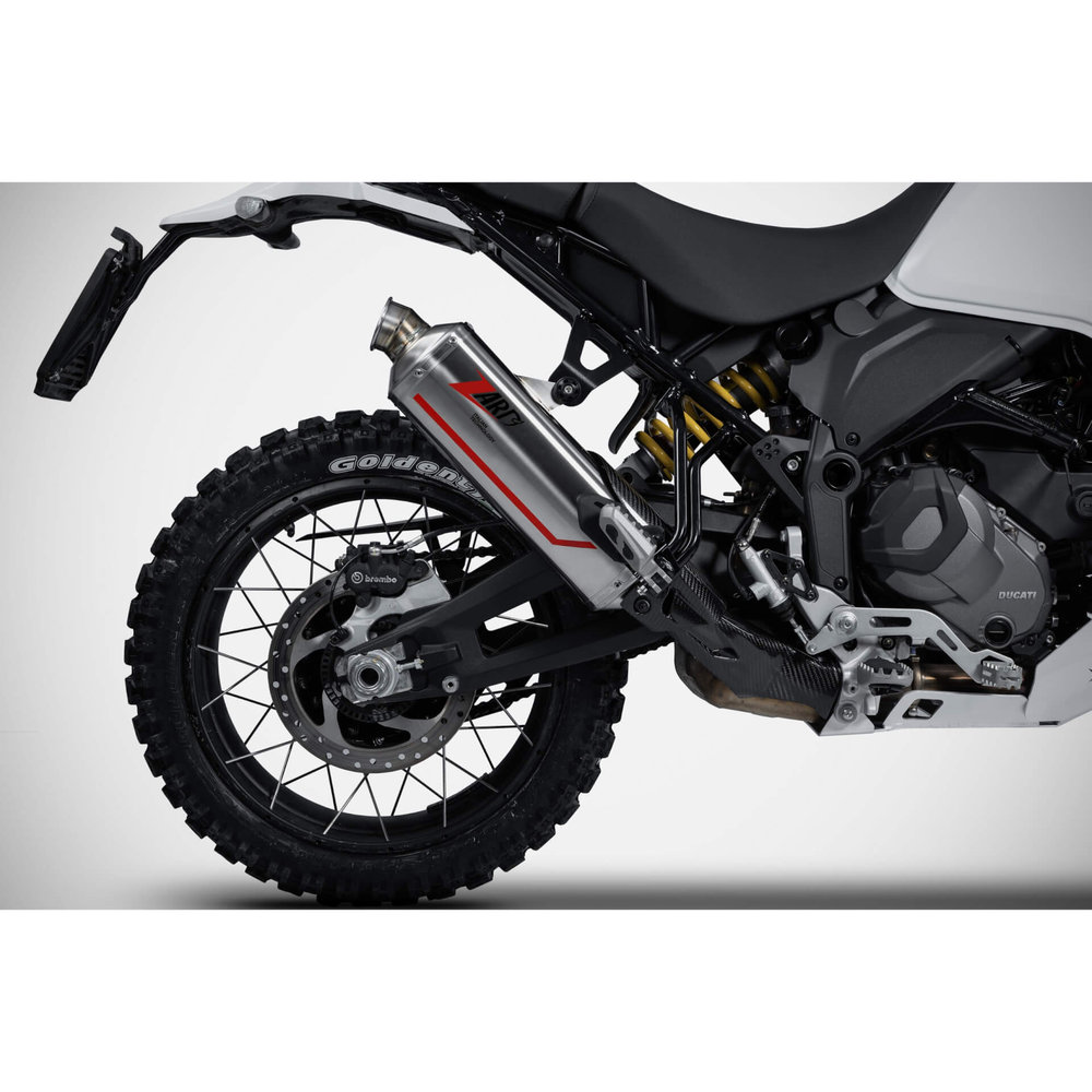 ZARD Silenciador de acero inoxidable Ducati DesertX 22-