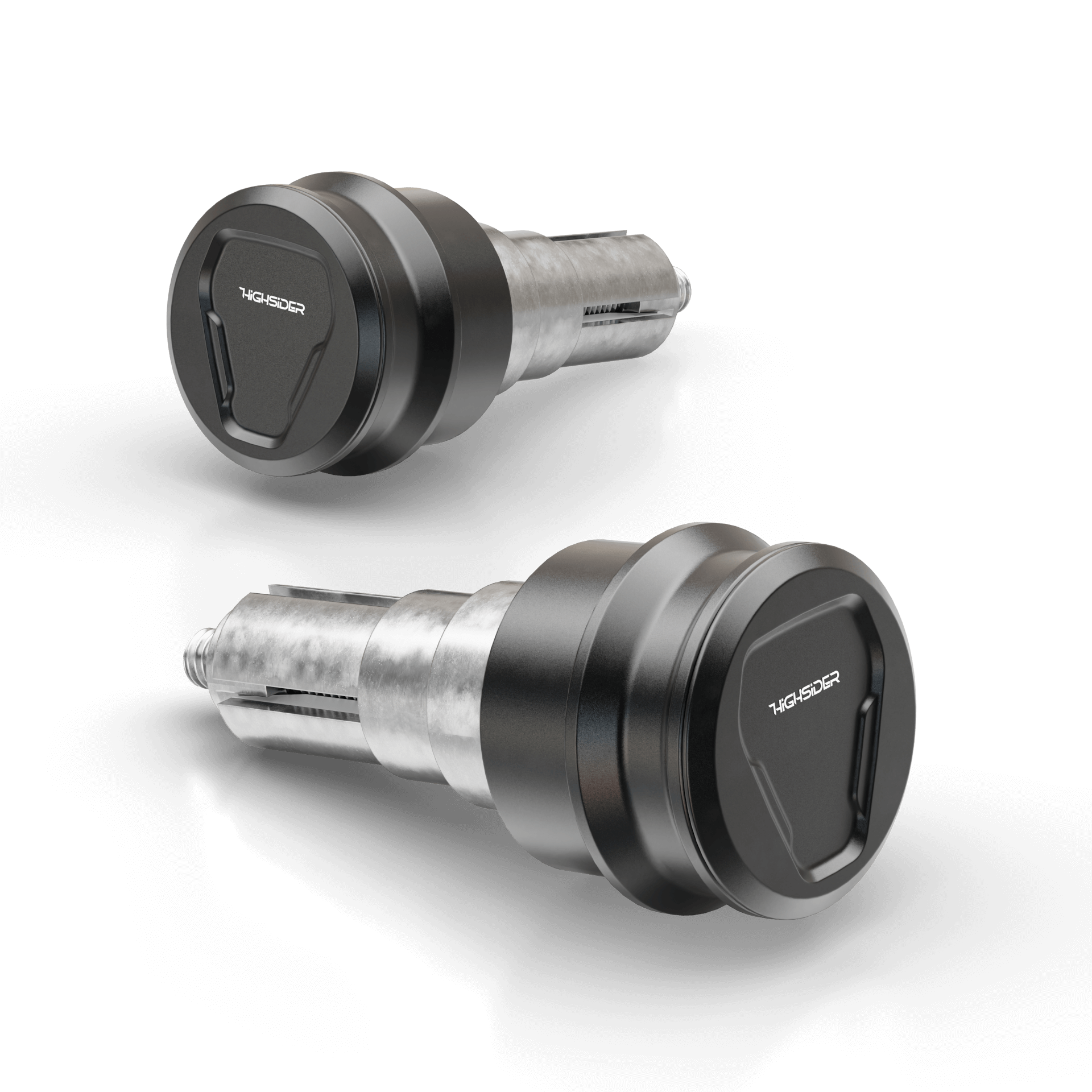 HIGHSIDER ESAGANO-LS handlebar weights, black, black