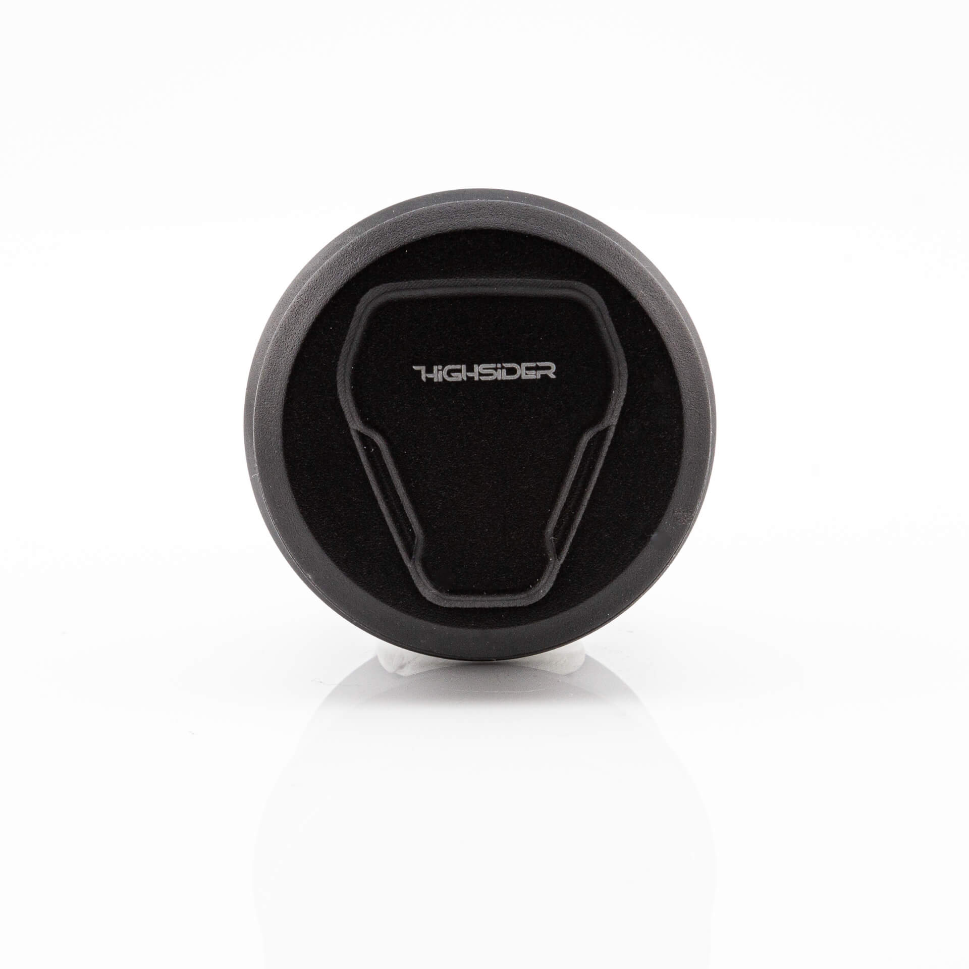 Side view of HIGHSIDER ESAGANO-LS handlebar weights, black