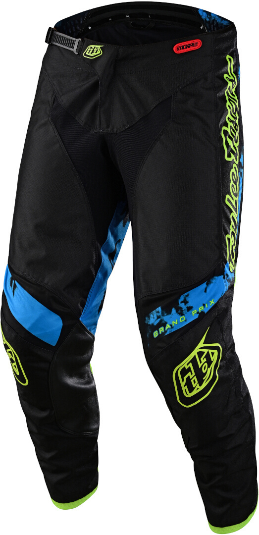 Troy Lee Designs GP Astro Motorcross broek, zwart-geel, afmeting 36