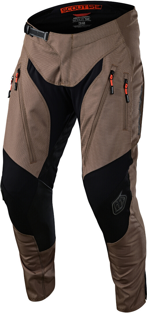 Troy Lee Designs Scout SE Solid Motocross byxor, svart-beige, storlek 34