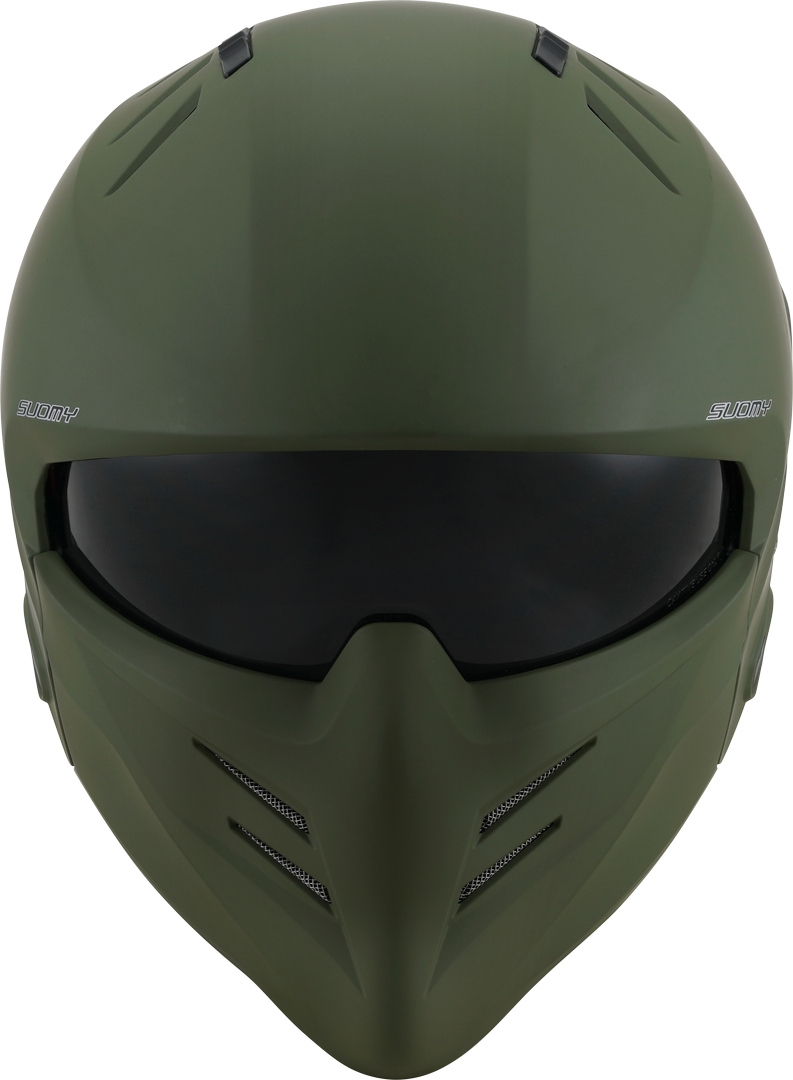 Photos - Motorcycle Helmet SUOMY Armor Plain Jet Helmet, green, Size L for Men 