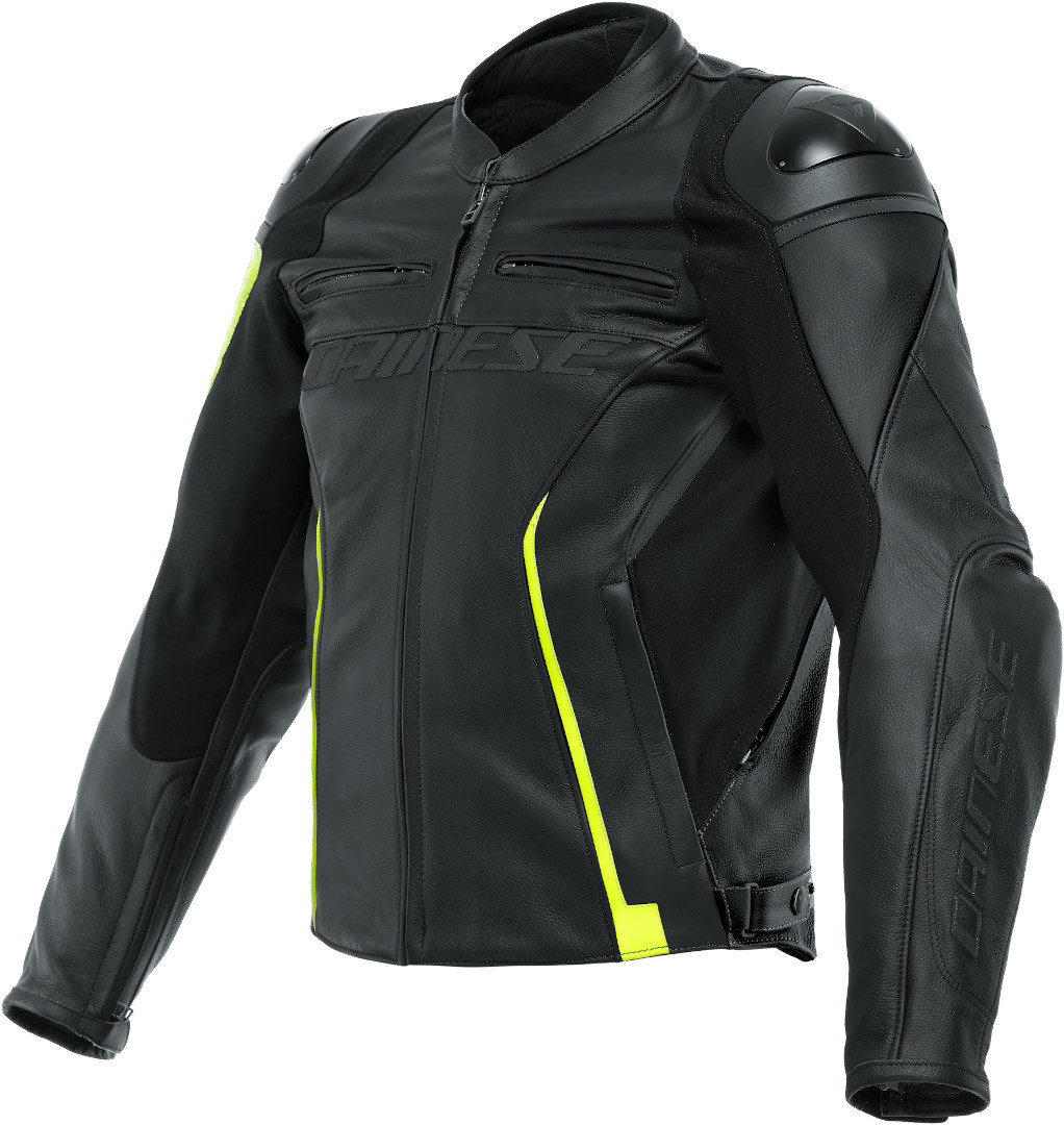 Dainese VR46 Curb Motorcycle Leather Jacket buy cheap FC Moto