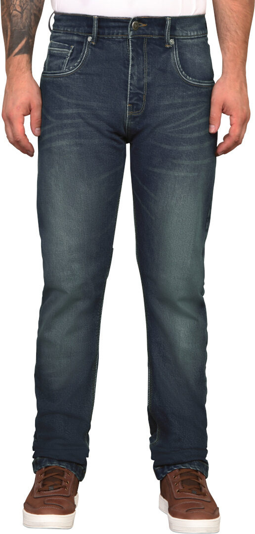 Modeka Finn Mono Motorcycle Jeans, Blue, Size 30 For Men Modeka Finn Mono Motorcycle Jeans, Blue, Size 30 For Men