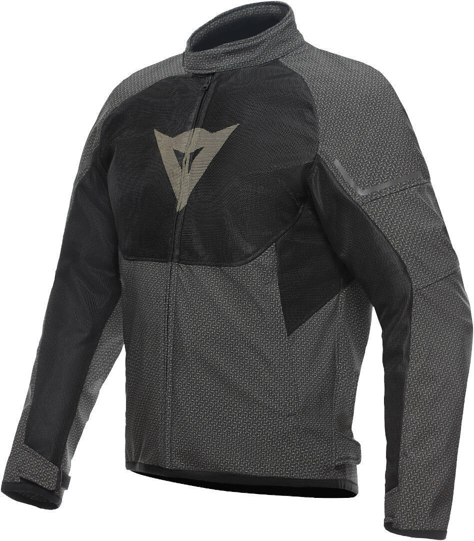 Dainese Ignite Air Motorfiets textiel jas, zwart-grijs, afmeting 48