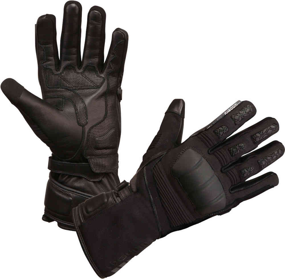 Modeka Black Ridge Motorcycle Gloves buy cheap FC Moto