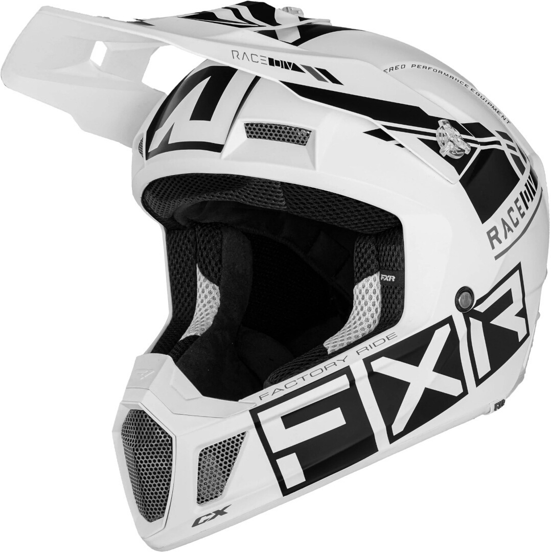 FXR Clutch CX Pro MIPS Motocross Helmet, black-white, Size XS, black-white, Size XS