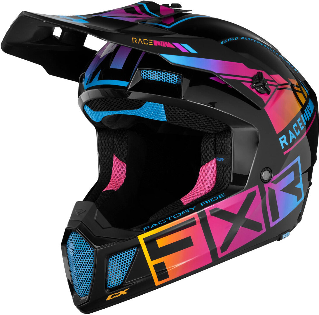 FXR Clutch CX Pro MIPS Motocross Helmet, black-pink, Size XS, black-pink, Size XS