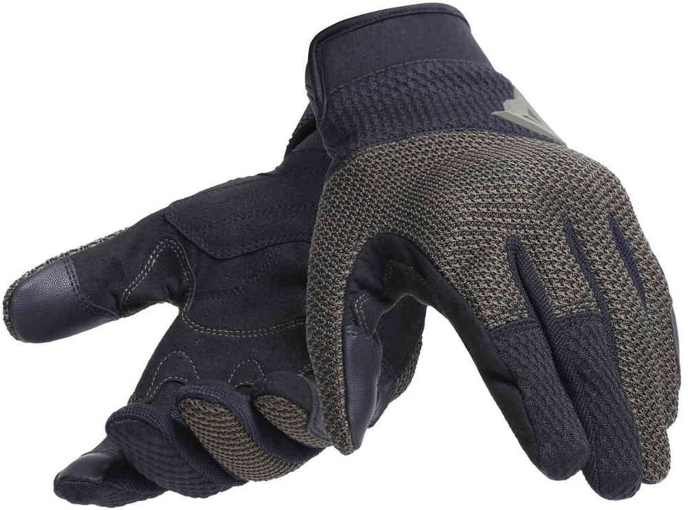 Dainese Torino Мотоциклетные перчатки Черный/Зеленый 3XL 