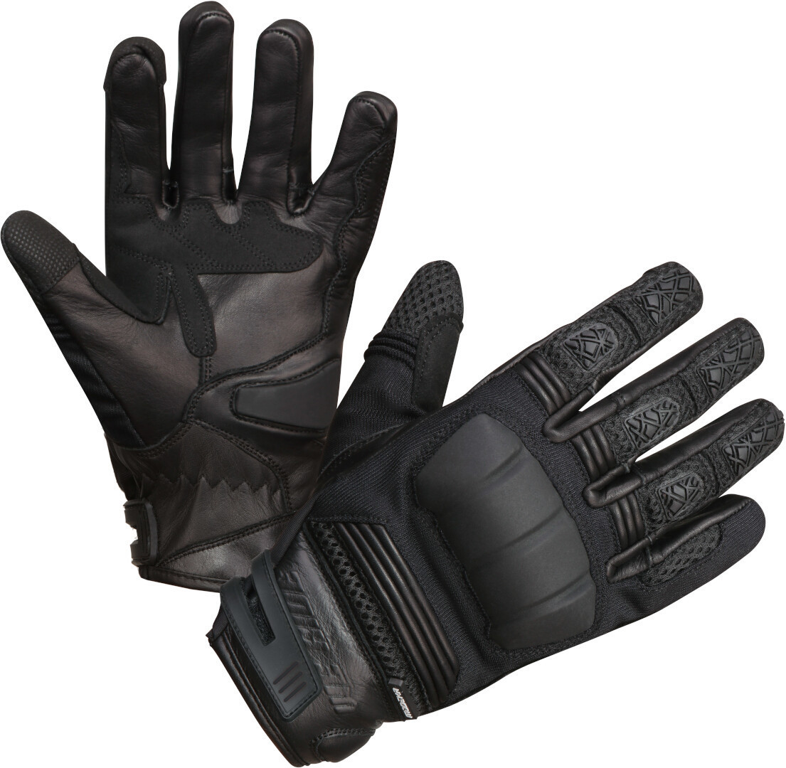 Modeka Ennos Motorcycle Gloves, black, Size S, black, Size S