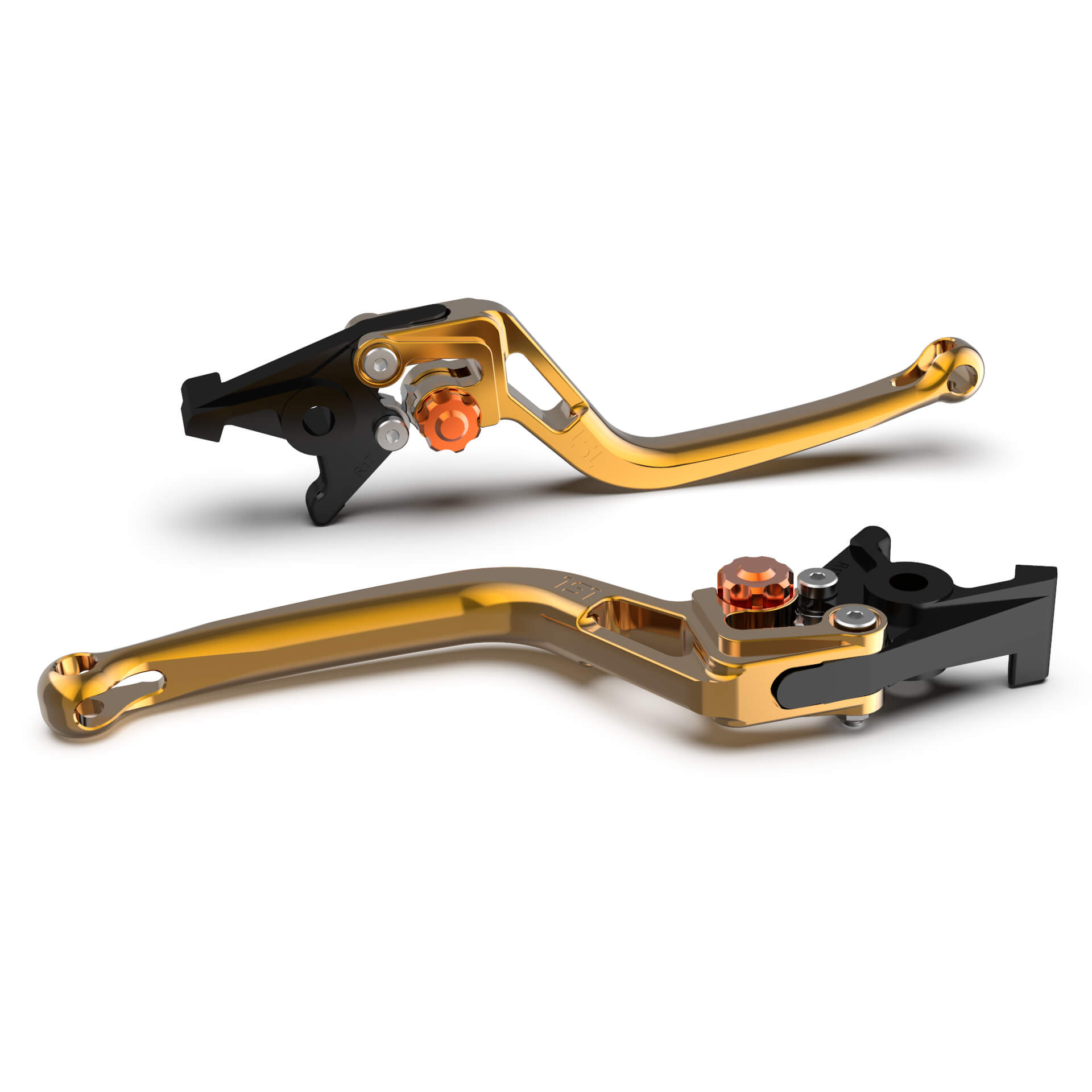 LSL Clutch lever BOW L79R, gold/orange, orange