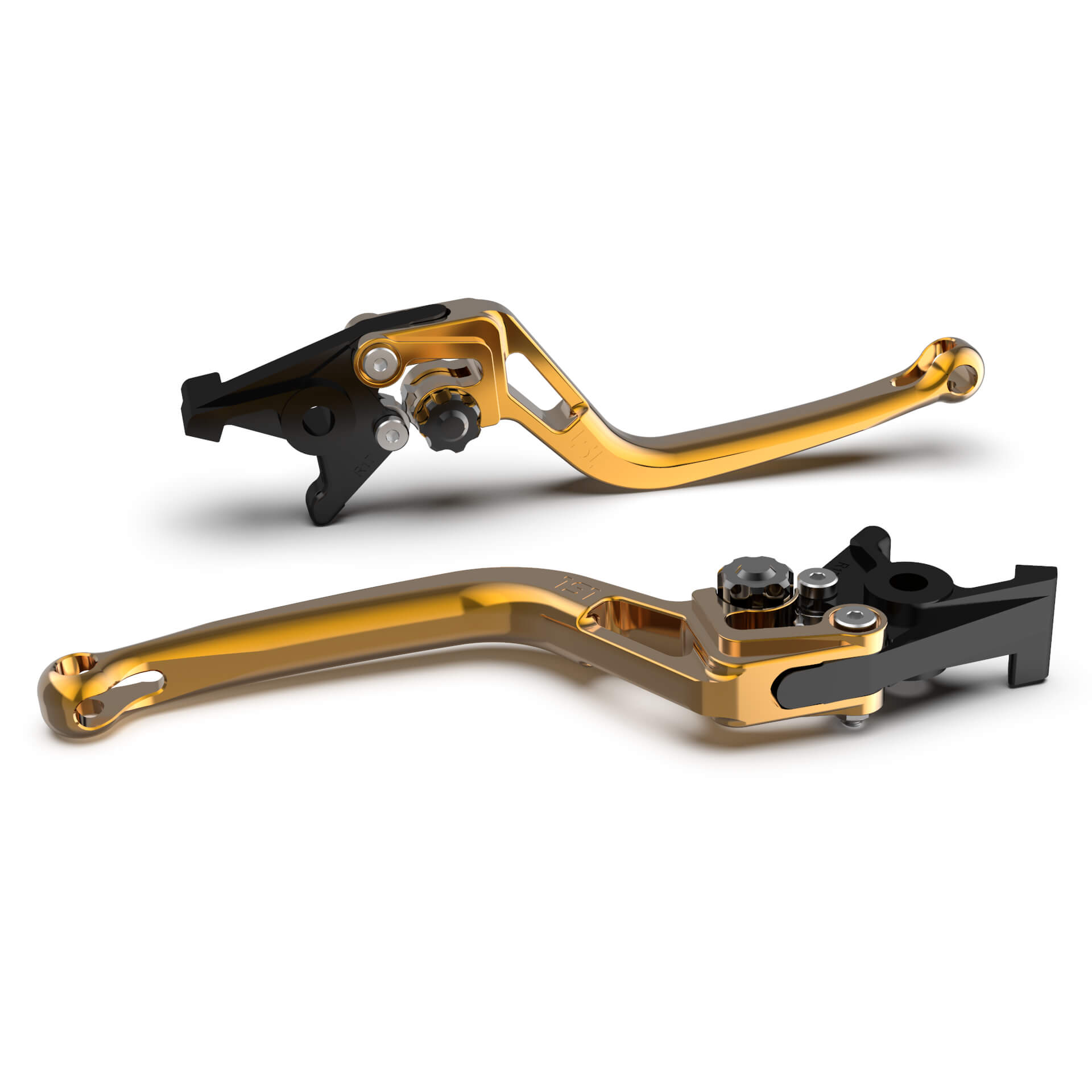 LSL Clutch lever BOW L79R, gold / black, black