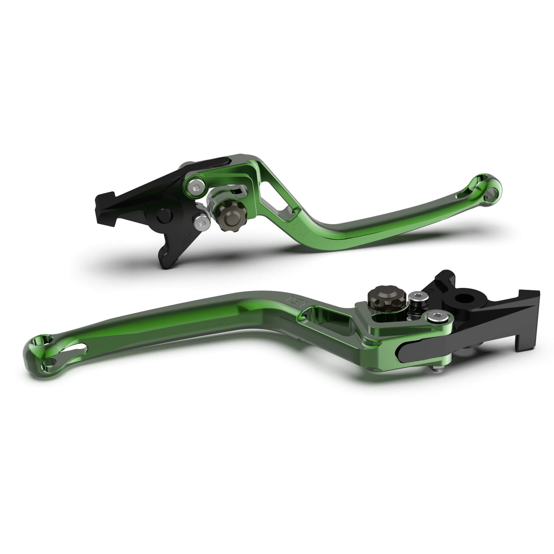 LSL Clutch lever BOW L79R, green/anthracite, black-grey, black-grey