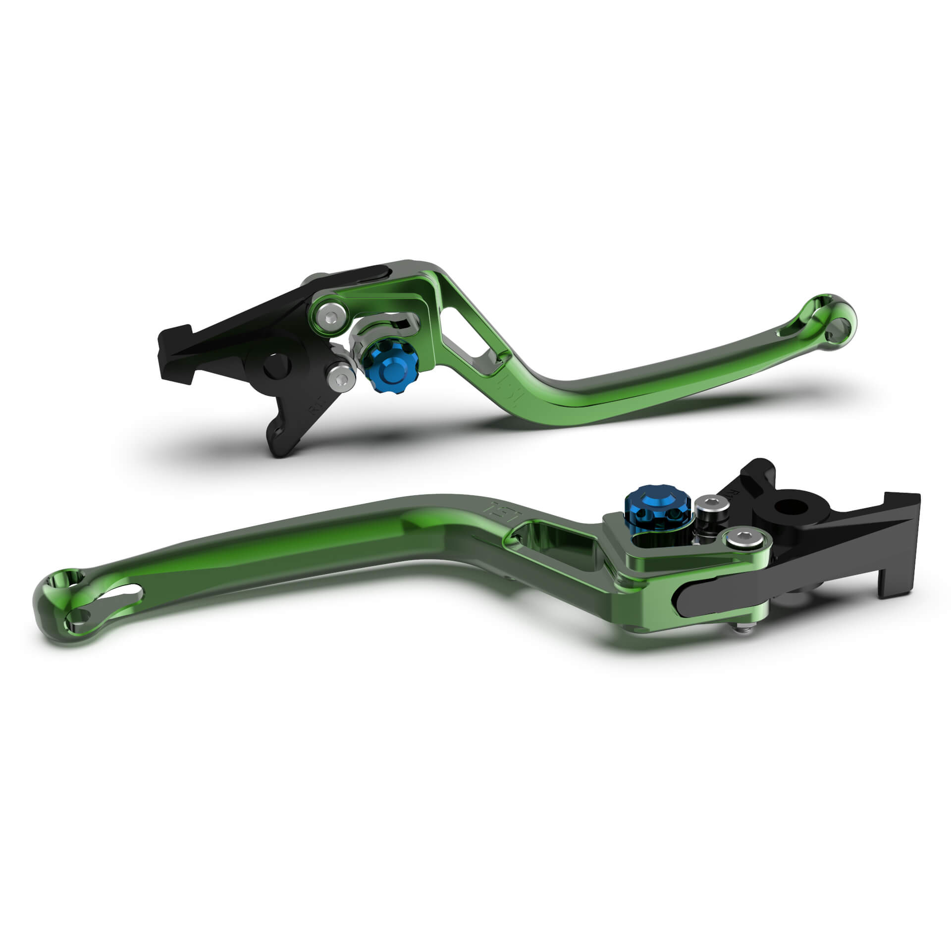 LSL Clutch lever BOW L79R, green/blue, blue