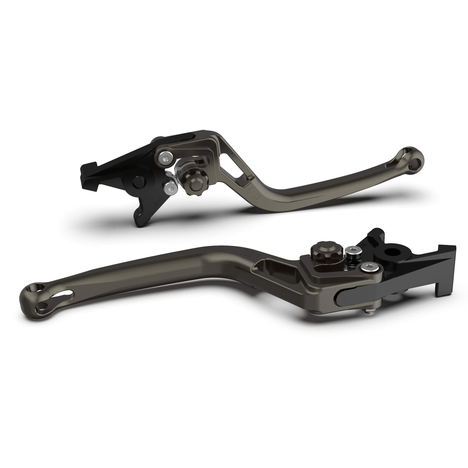 LSL Clutch lever BOW L80R, anthracite/anthracite, grey-black, grey-black