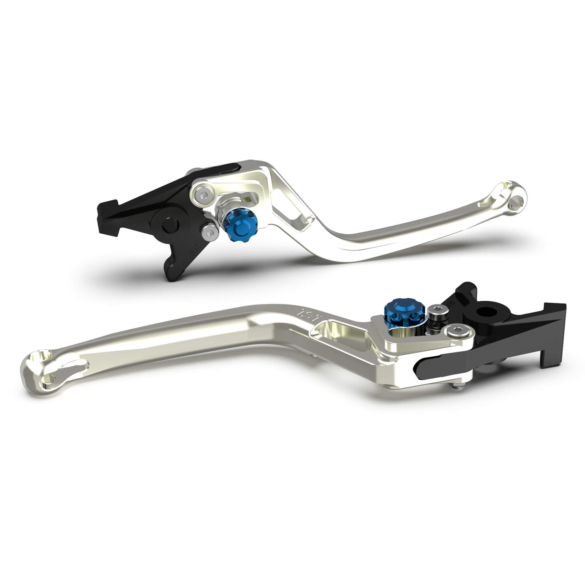 LSL Clutch lever BOW L80R, silver/blue, blue