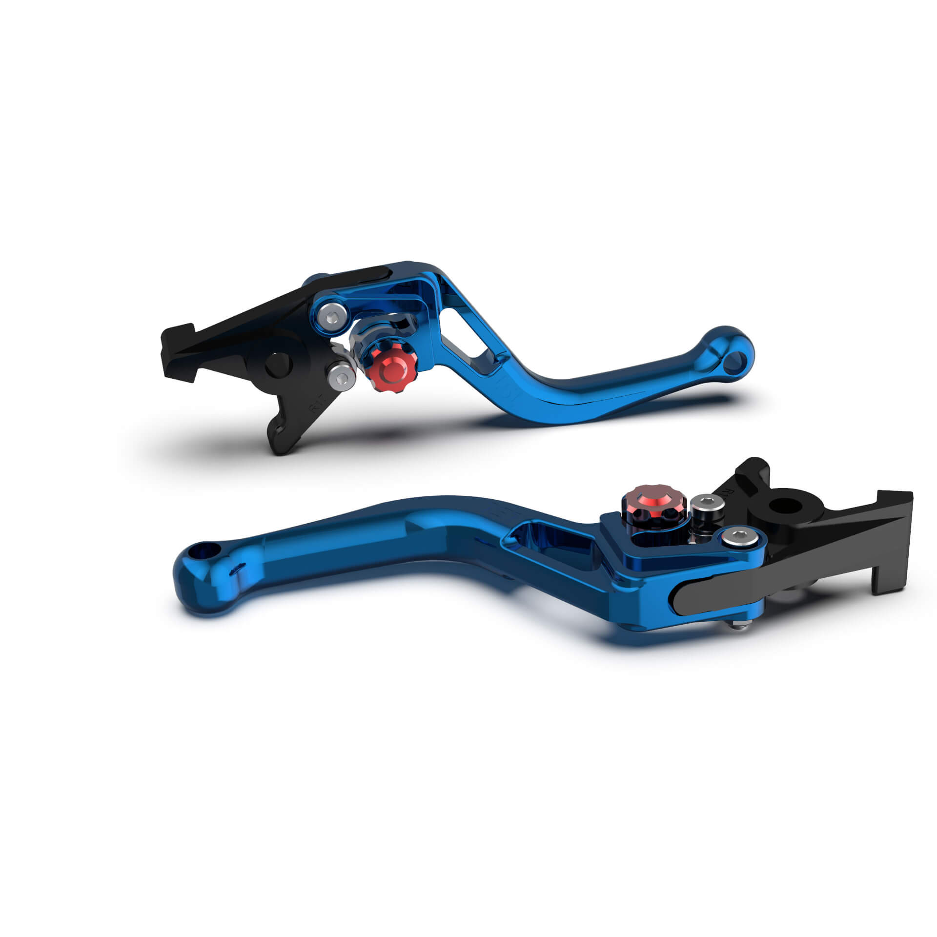 LSL Clutch lever BOW L80R, short, blue/red, red
