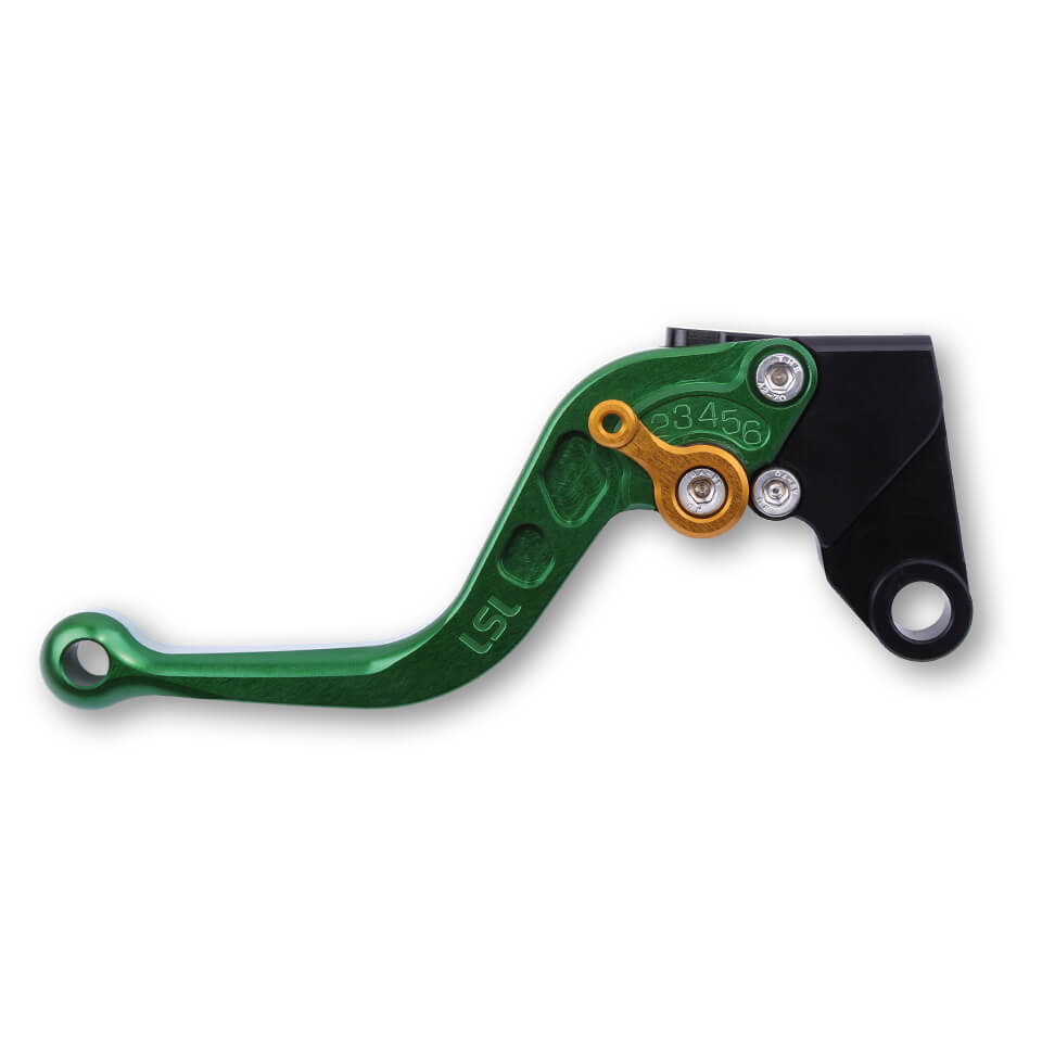 LSL LSL Clutch lever Classic, short, L80R, green/gold, gold