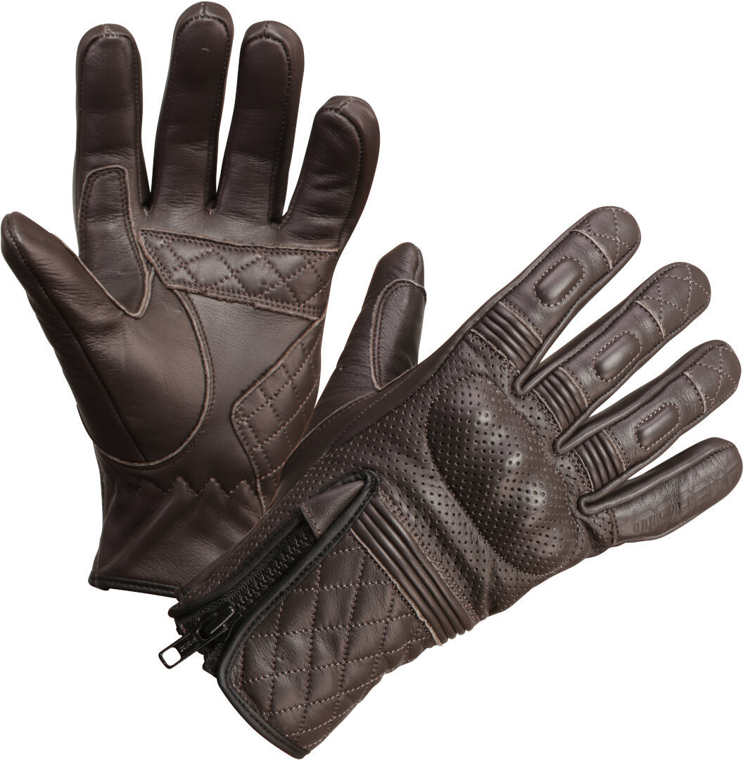 Modeka Parkar Motorcycle Gloves, brown, Size S, brown, Size S