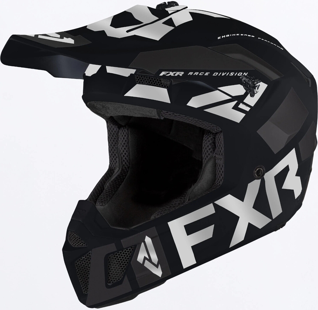 FXR Clutch Evo LE Snowmobile Helmet, black-silver, Size XS, black-silver, Size XS
