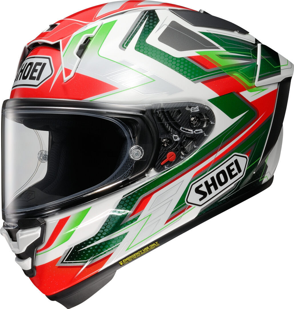 Shoei X-SPR Pro Escalate Шлем Красный/Зеленый S (55/56) 