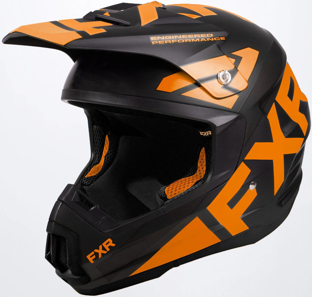 FXR Torque Team Шлем снегохода Черный/Оранжевый XXL (63/64) 