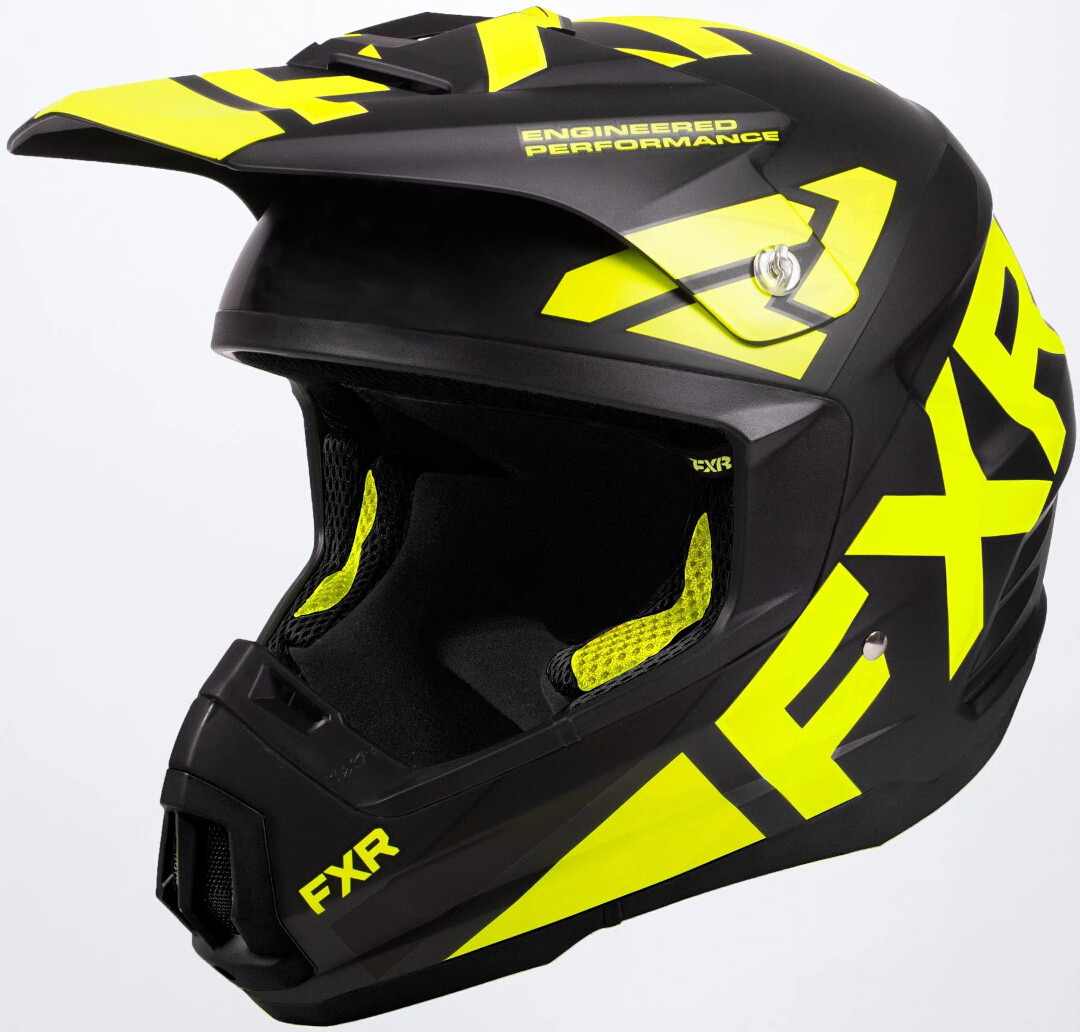 FXR Torque Team Шлем снегохода Черный/Желтый XL (61/62) 