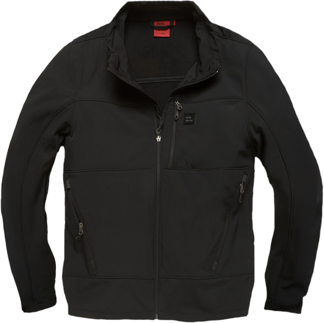 Vintage Industries Renzo Softshell Jacket, black, Size S, black, Size S