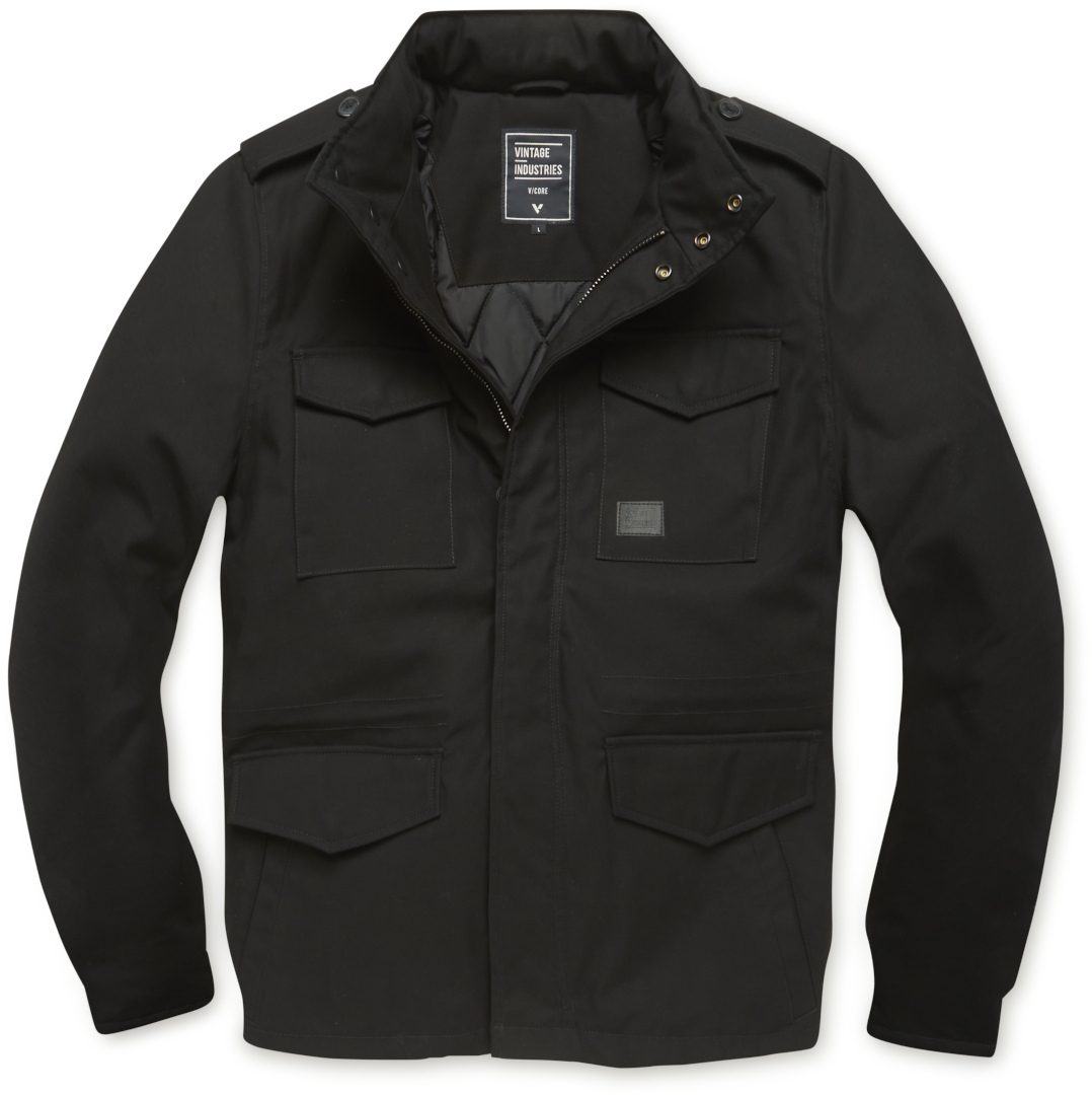 Vintage Industries Brent Parka, black, Size S, black, Size S