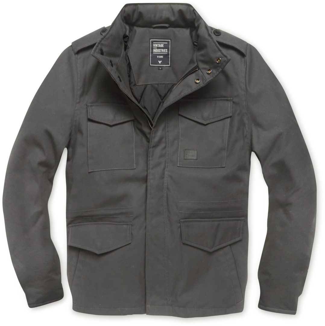 Vintage Industries Brent Parka, grey, Size S, grey, Size S