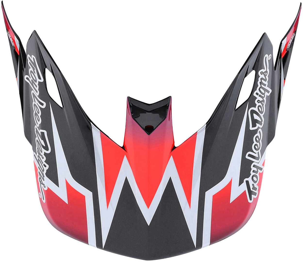 Troy Lee Designs SE5 Lightning Helmet Peak, black-red, black-red