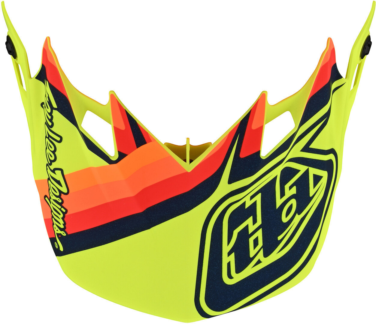 Troy Lee Designs SE4 Warped Helmet Peak, yellow, yellow